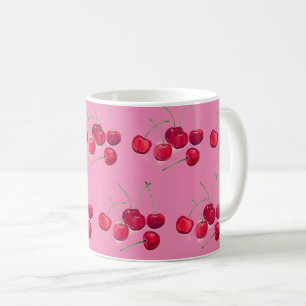 Taza De Café Color rojo Coquette Color de la fruta Color rosa d