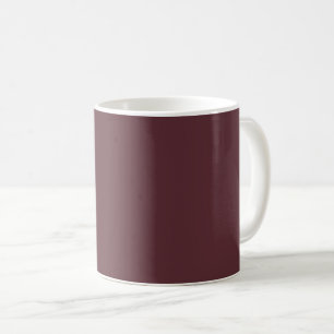 Taza De Café Color sólido marrón profundo