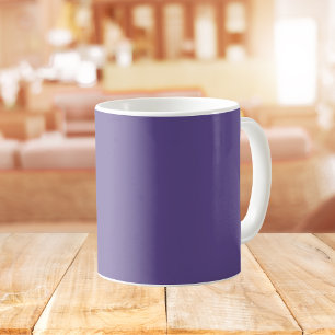 Taza De Café Color sólido púrpura ultrvioleta