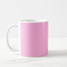 Taza De Café Color Sólido Rosa Caliente Claro