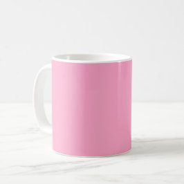 Taza De Café Color sólido rosa de carnación | Clásica | Elegant