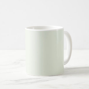 Taza De Café Color sólido verde del sabio de primavera