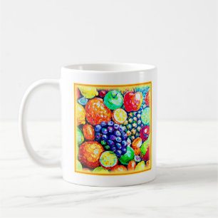 Taza De Café Color vibrante de las frutas. ¡Hazte con una en Za