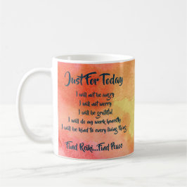 Taza De Café Coloración de colores Reiki Principios Mug