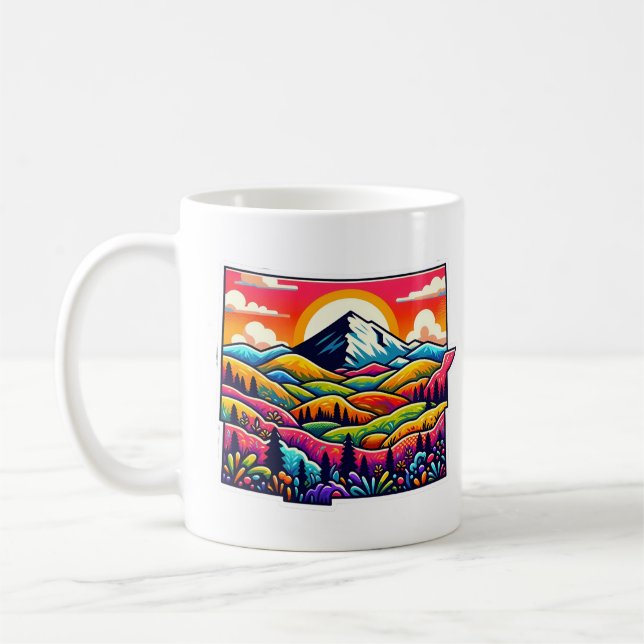 Taza De Café Colorado (Izquierda)