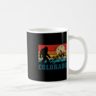 Taza De Café Colorado Bigfoot Vintage Montañas Rocosas Caminata