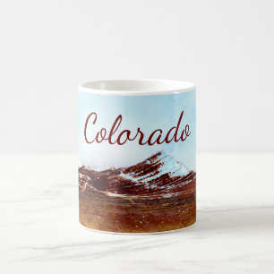 Taza De Café Colorado Colorido