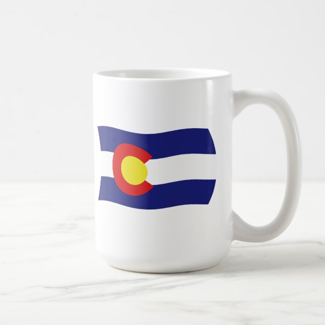 Taza De Café Colorado Flag Mug (Derecha)