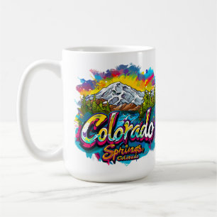 Taza De Café Colorado Springs, Colorado Pikes Peak Mountain