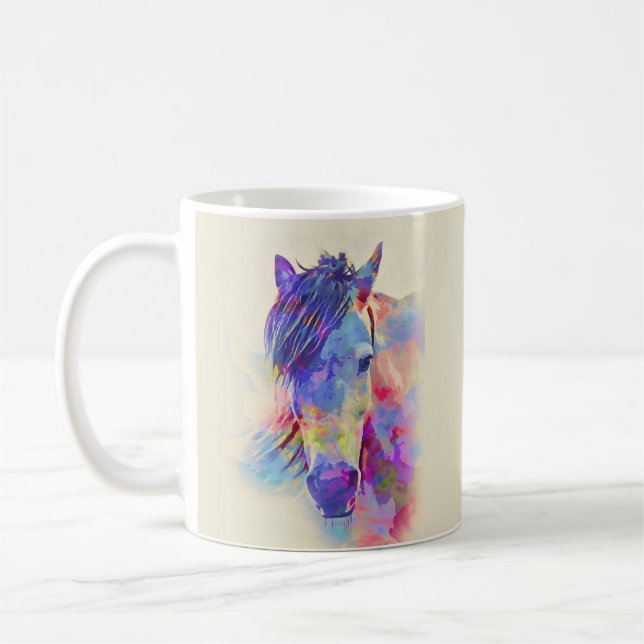 Taza De Café Colorante de agua vibrante (Izquierda)