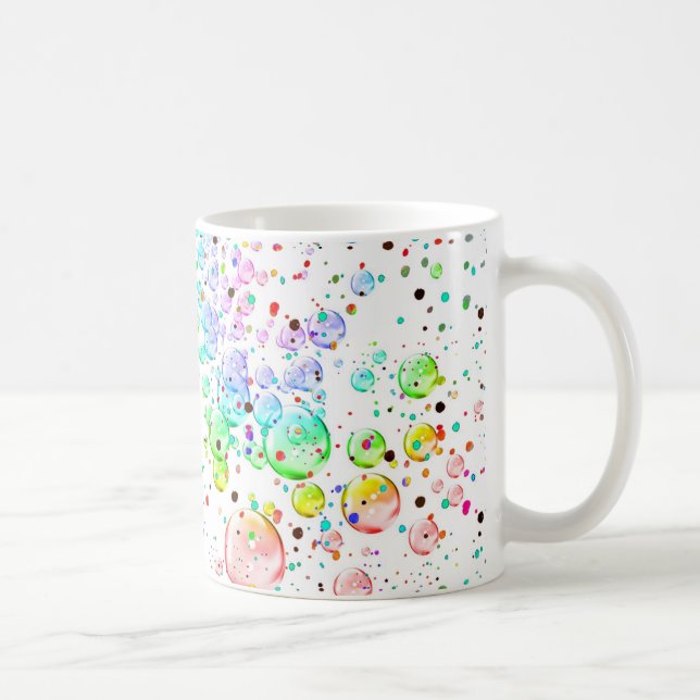 Taza De Café Colored Bubbles Coffee Mug (Derecha)