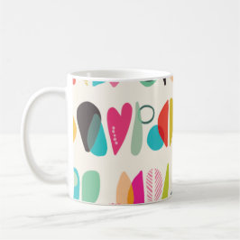 Taza De Café Colores brillantes Patrón