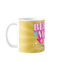 Colores brillantes Tipografía Retro Mejor Mamá Nun