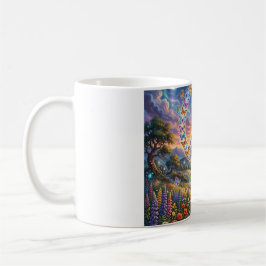 Taza De Café Colores cálidos y hermosos de la señal de paz