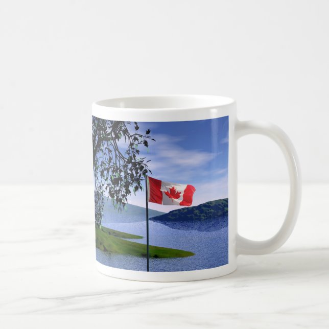 Taza De Café Colores canadienses (Derecha)