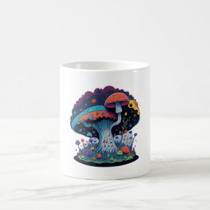 Taza De Café Colores de agua intensamente detallados