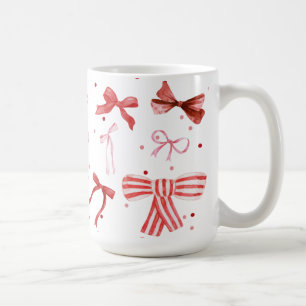 Taza De Café Colores de agua: Mug en rojos y rosados