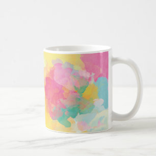 Taza De Café Colores de agua Pastel