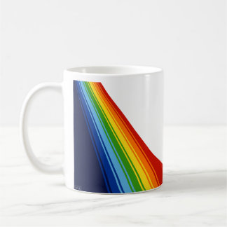 Taza De Café Colores de cola de arco iris clásicos transbrasil