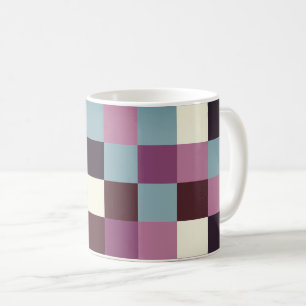 Taza De Café Colores de época Plaids