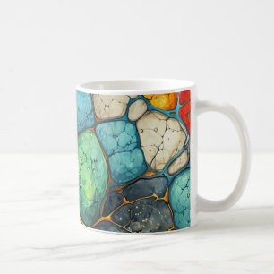 Taza De Café colores de mármol