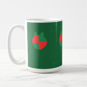 Taza De Café Colores de Navidad