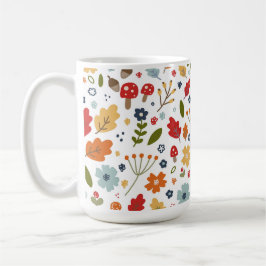 Taza De Café Colores de otoño en la cocina de Acción de Gracias