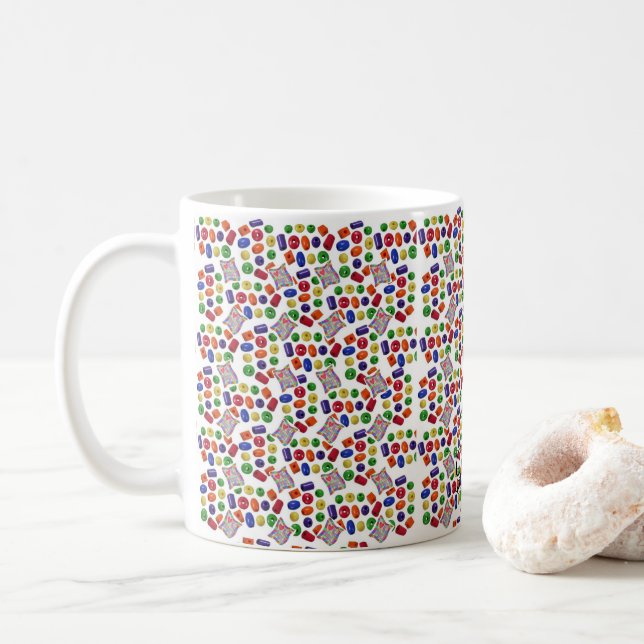 Taza De Café Colores Mug (Con donut)