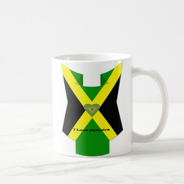 Taza De Café Colores nacionales de Jamaica (Derecha)