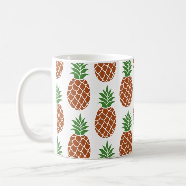 Taza De Café Colores naturales de piña (Izquierda)
