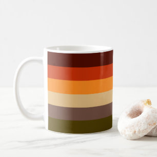 Taza De Café Colores otoñales - Naranja Rojo Marrón amarillo Ta