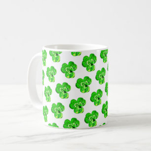 Taza De Café Colores personalizados Clovers Mug