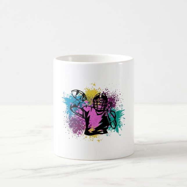 Taza De Café Colores poco entusiastas del fútbol americano (Centro)