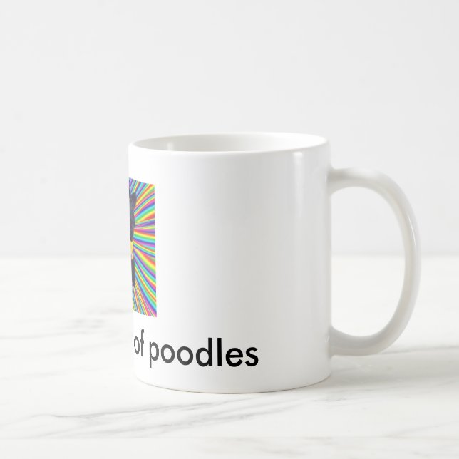 Taza De Café colores unidos de caniches (Derecha)
