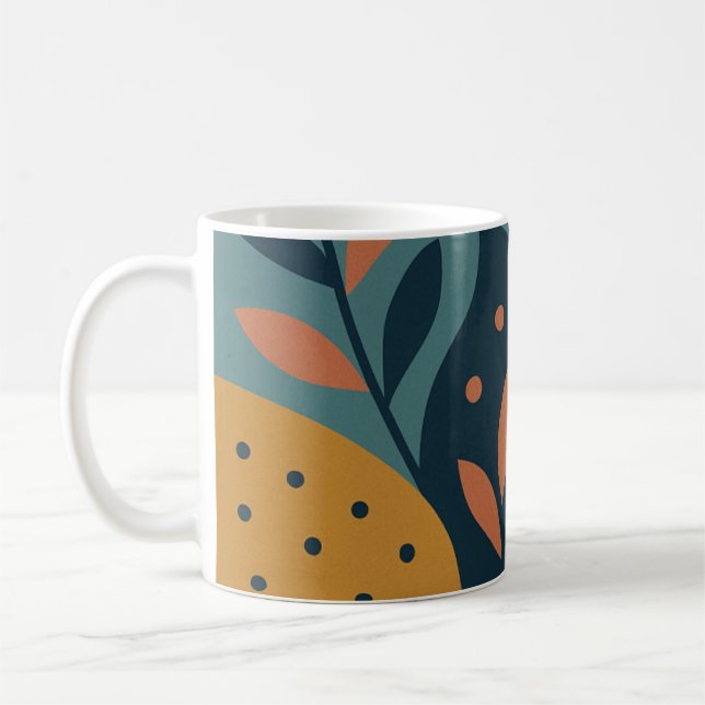 Taza De Café Colorful abstract design mugs (Izquierda)
