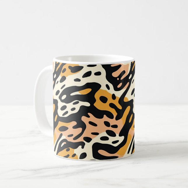 Taza De Café Colorful Animal Print Mug 01 (Anverso izquierdo)
