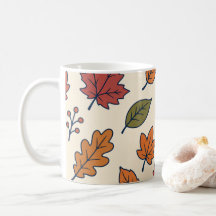 Colorful Autumn Leaves Pattern