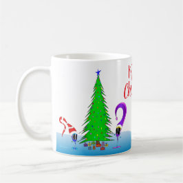 Taza De Café Colorful Christmas Cartoon