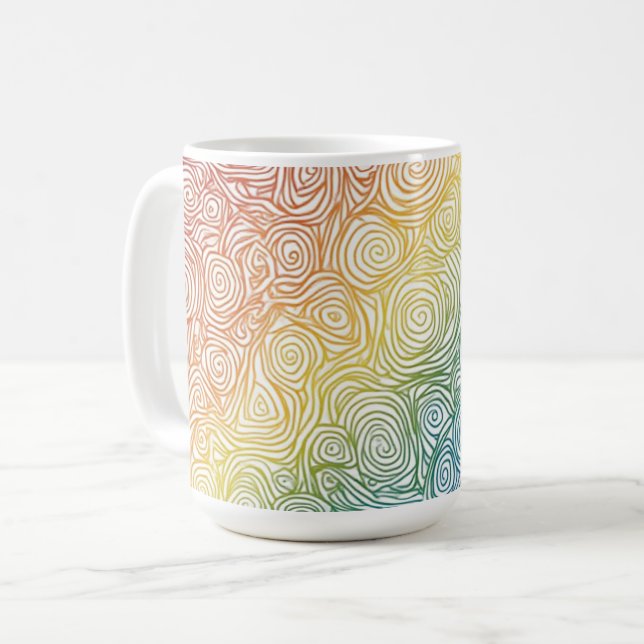 Taza De Café Colorful circles (Anverso izquierdo)