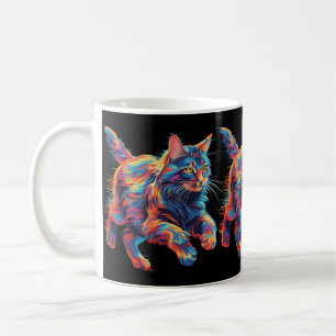 Taza De Café Colorful Maine Coon