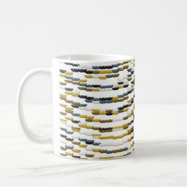 Taza De Café Colorful valentine Vibes Art Nouveau Pattern 