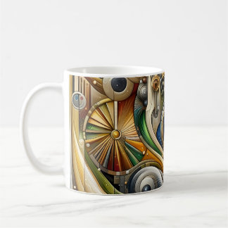 Taza de café colorida