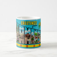 Colorida Birmingham AL Greeting Mug