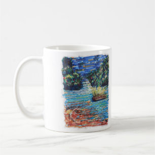 Taza De Café Colorida cascada