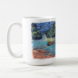 Taza De Café Colorida cascada
