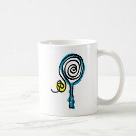 Taza De Café Colorida espiral de tenis
