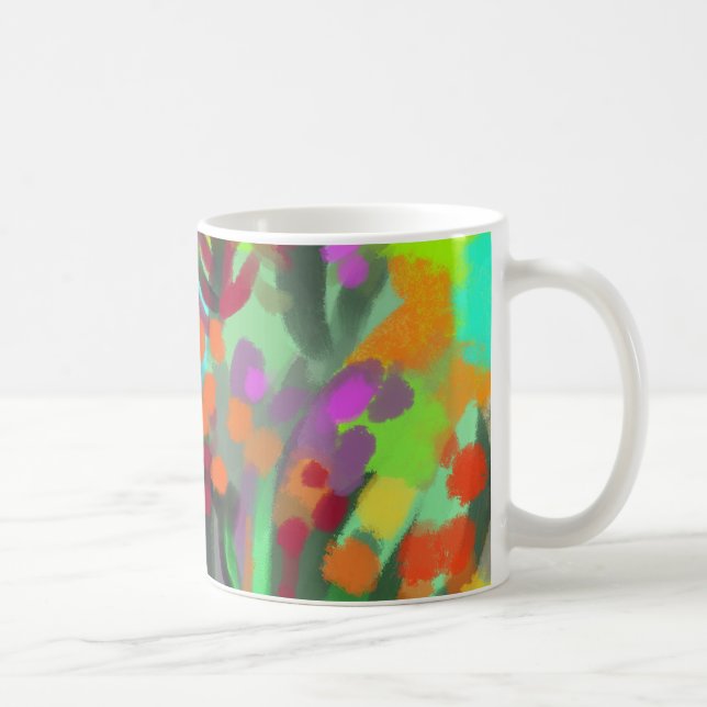Taza De Café Colorida jardinería (Derecha)