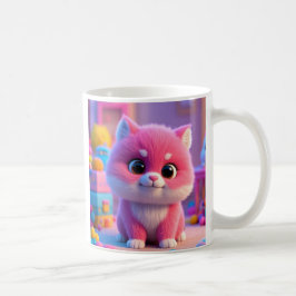 Taza De Café Colorida Mug De Gato Cute - ¡Brilla Tu Día!