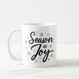 Taza De Café Colorida Temporada De Navidades Elegantes De Guión