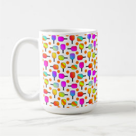 Taza De Café Coloridas palas de peletería, bolas de Naranja